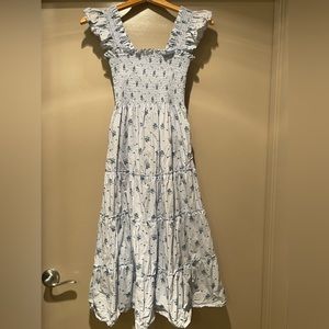 Hill House Home Ellie XXS blue ditsy cotton